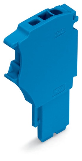 WAGO ELETTRONICA - Modulo iniziale per connettore femmina per 1 conduttore.Push-in CAGE CLAMP®.1,5 mm².blu