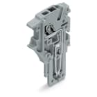 WAGO ELETTRONICA - Modulo terminale per connettore femmina per 1 conduttore.Push-in CAGE CLAMP®.1,5 mm².grigio