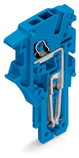 WAGO ELETTRONICA - Modulo terminale per connettore femmina per 1 conduttore.Push-in CAGE CLAMP®.1,5 mm².blu