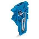 WAGO ELETTRONICA - Modulo terminale per connettore femmina per 1 conduttore.Push-in CAGE CLAMP®.1,5 mm².blu