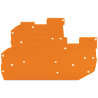 WAGO ELETTRONICA - Piastra terminale e intermedia.spessore 1 mm.arancione 2020-2292