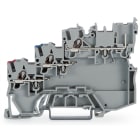 WAGO ELETTRONICA - Morsetto per sensore per 3 conduttori.per sensori PNP (commutazione del positivo).1 mm².grigio