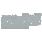 WAGO ELETTRONICA - Piastra terminale e intermedia.spessore 1 mm.grigio