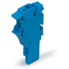 WAGO ELETTRONICA - Modulo iniziale per connettore femmina per 1 conduttore.Push-in CAGE CLAMP®.4 mm².blu
