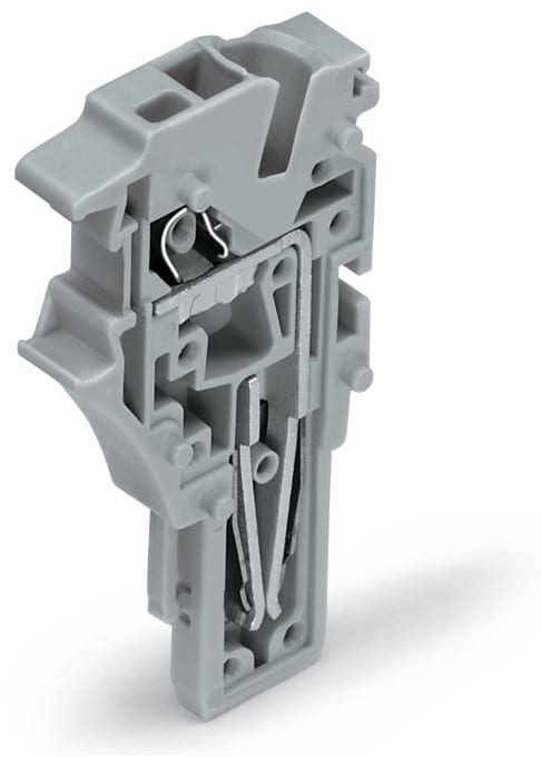 WAGO ELETTRONICA - Modulo centrale per connettore femmina per 1 conduttore.Push-in CAGE CLAMP®.4 mm².grigio