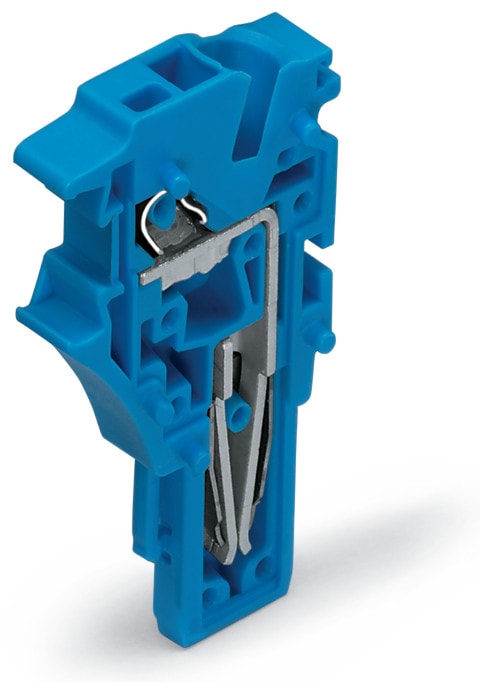 WAGO ELETTRONICA - Modulo centrale per connettore femmina per 1 conduttore.Push-in CAGE CLAMP®.4 mm².blu