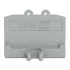 WAGO ELETTRONICA - Piastra terminale.con flangia di fissaggio.spessore 1,3 mm.grigio