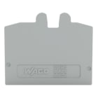 WAGO ELETTRONICA - Piastra terminale.grigio