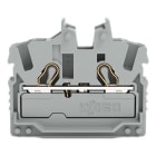 WAGO ELETTRONICA - Morsetto miniaturizzato passante per 2 conduttori.con slot operativi.2,5 mm².grigio