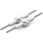 WAGO ELETTRONICA - Collegamento scheda-scheda.Passo pin 3 mm.2 poli.bianco