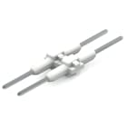 WAGO ELETTRONICA - Collegamento scheda-scheda.Passo pin 3 mm.2 poli.bianco
