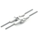 WAGO ELETTRONICA - Collegamento scheda-scheda.Passo pin 3 mm.2 poli.bianco