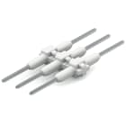 WAGO ELETTRONICA - Collegamento scheda-scheda.Passo pin 3 mm.3 poli.bianco