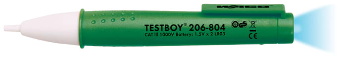WAGO ELETTRONICA - Testboy.con lampadina integrata