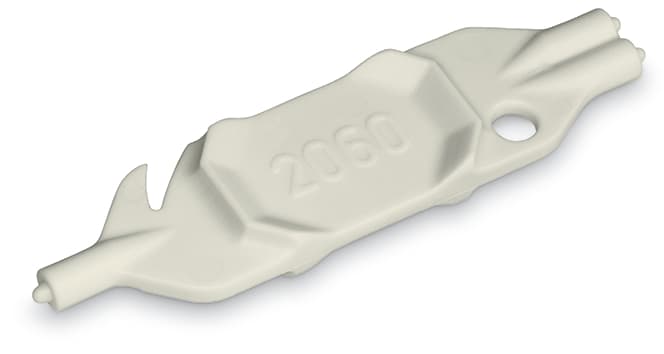 WAGO ELETTRONICA - Utensile.fabbricato in materiale isolante.per la serie 2060.bianco 2060-189