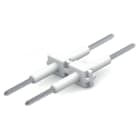 WAGO ELETTRONICA - Collegamento scheda-scheda.Passo pin 6 mm.2 poli.bianco 2061-902