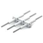 WAGO ELETTRONICA - Collegamento scheda-scheda.Passo pin 6 mm.3 poli.bianco 2061-903