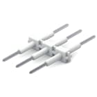 WAGO ELETTRONICA - Collegamento scheda-scheda.Passo pin 6 mm.3 poli.bianco