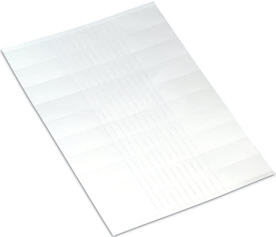 WAGO ELETTRONICA - Segnali di cartone.per stampante laser.9,5 x 25 mm.bianco