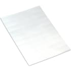 WAGO ELETTRONICA - Segnali di cartone.per stampante laser.9,5 x 25 mm.bianco