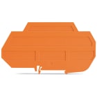 WAGO ELETTRONICA - Separatore per applicazioni Ex e/Ex i.spessore 3 mm.larghezza 125,5 mm.arancione