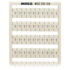 WAGO ELETTRONICA - Scheda di marcatura WSB.come scheda.MARCATO.bianco