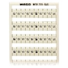 WAGO ELETTRONICA - Scheda di marcatura WSB.come scheda.MARCATO.bianco