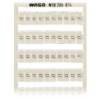 WAGO ELETTRONICA - Scheda di marcatura WSB.come scheda.MARCATO.bianco