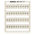 WAGO ELETTRONICA - Scheda di marcatura WSB.come scheda.MARCATO.bianco