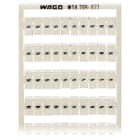 WAGO ELETTRONICA - Scheda di marcatura WSB.come scheda.MARCATO.bianco