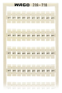 WAGO ELETTRONICA - Scheda di marcatura WSB.come scheda.MARCATO.bianco 209-718