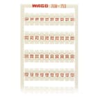 WAGO ELETTRONICA - Scheda di marcatura WSB.come scheda.MARCATO.bianco