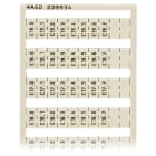 WAGO ELETTRONICA - Scheda di marcatura WSB.come scheda.MARCATO.bianco