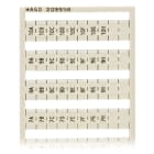WAGO ELETTRONICA - Scheda di marcatura WSB.come scheda.MARCATO.bianco