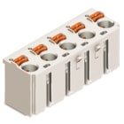WAGO ELETTRONICA - Spina femmina per 1 conduttore.pulsante.Push-in CAGE CLAMP®.grigio chiaro
