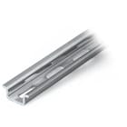 WAGO ELETTRONICA - Guida di supporto in acciaio.15 x 5,5 mm.spessore 1 mm.argento-colorato