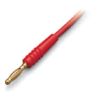 WAGO ELETTRONICA - Spina di prova.Ø 2 mm.con cavo di 500 mm.rosso