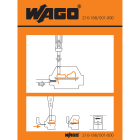 WAGO ELETTRONICA - Etichette adesive con istruzioni operative.per morsettiere a cablaggio laterale.Serie da 260 a 262