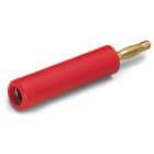 WAGO ELETTRONICA - Spina di prova di riduzione.da presa di 4 mm a spina di 2 mm.rosso