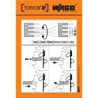 WAGO ELETTRONICA - Etichette adesive con istruzioni operative.per ponticelli TOPJOB®S.Serie 2001/2002/2004/2006/2010/2016