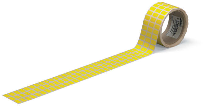 WAGO ELETTRONICA - Etichette.per stampanti TP.adesivo permanente.giallo