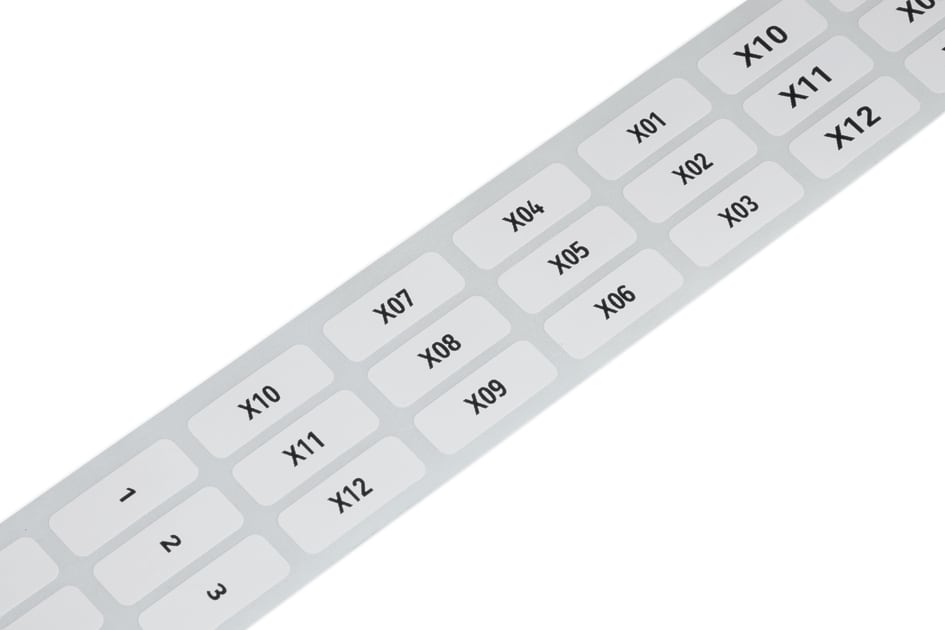 WAGO ELETTRONICA - Etichette.per Smart Printer.9,5 x 25 mm.bianco