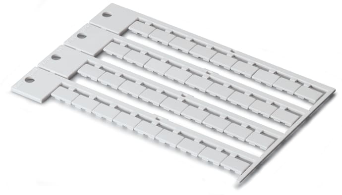 WAGO ELETTRONICA - Scheda di marcatura.come scheda.Dimensione etichetta 12 x 7 mm.bianco