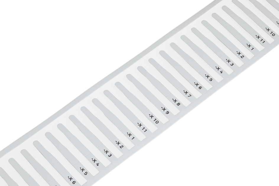 WAGO ELETTRONICA - Scheda di marcatura.per Smart Printer.da usare negli ugelli.bianco