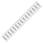 WAGO ELETTRONICA - Marcatore fermacavo.per Smart Printer.da usare con fascette fermacavo.bianco 211-835