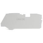 WAGO ELETTRONICA - Piastra terminale e intermedia.spessore 1 mm.grigio
