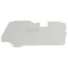 WAGO ELETTRONICA - Piastra terminale e intermedia.spessore 1 mm.grigio