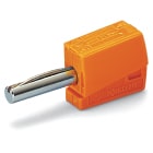 WAGO ELETTRONICA - Spina a banana.per presa da 4 mm Ø.arancione