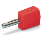 WAGO ELETTRONICA - Spina a banana.per presa da 4 mm Ø.rosso