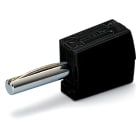 WAGO ELETTRONICA - Spina a banana.per presa da 4 mm Ø.nero